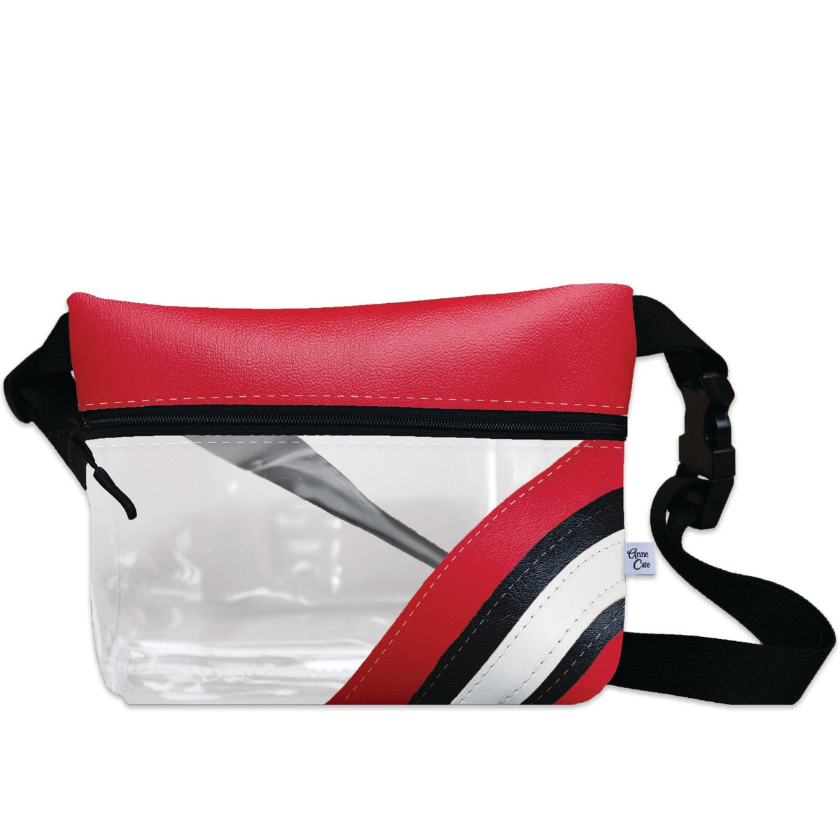 Basketball Arena Clear Stripe Game Day Fanny Pack