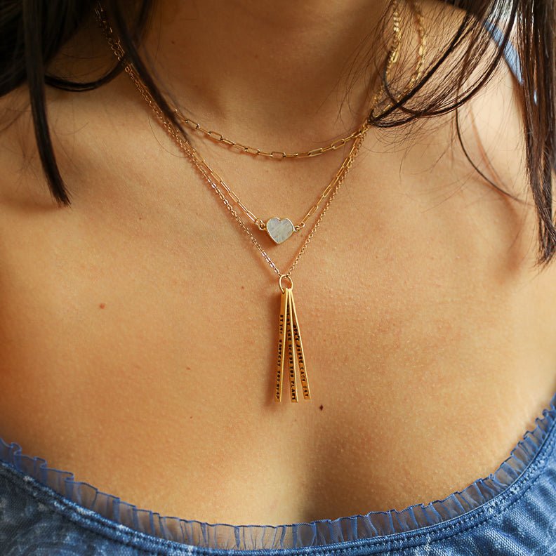 Be the Change You Wish to See in the World - Quote Necklace