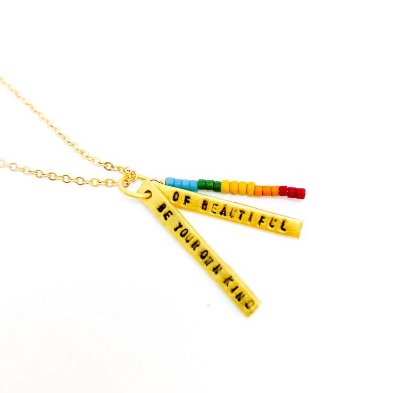 Be Your Own Kind of Beautiful - Quote Necklace