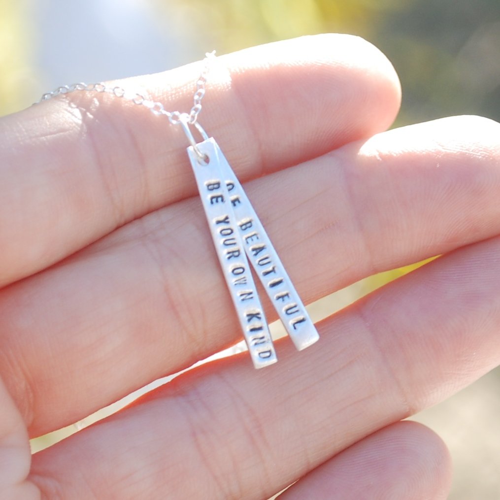 Be Your Own Kind of Beautiful - Quote Necklace