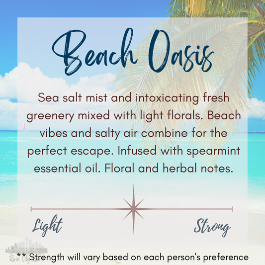 Beach Oasis 8 oz Signature Candle