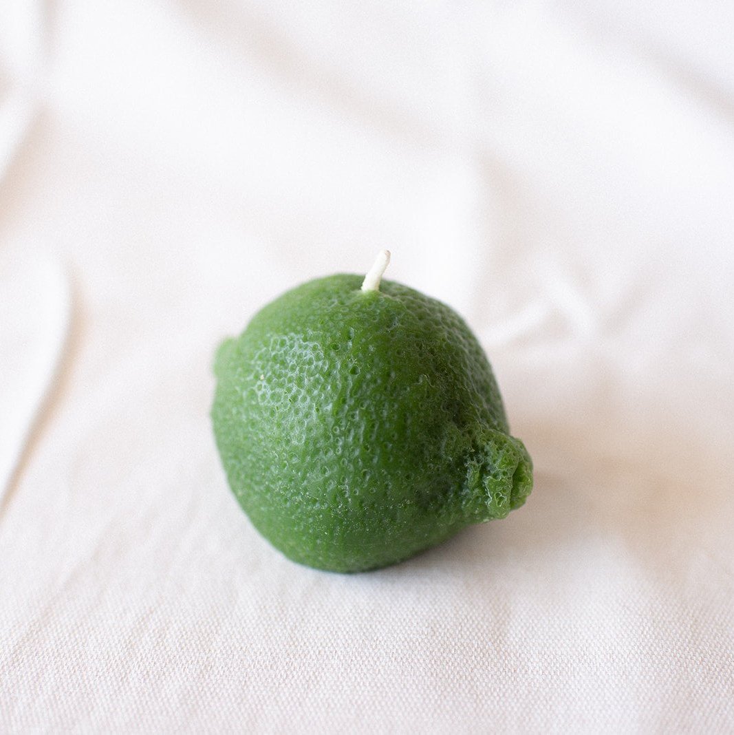 Lime Beeswax Candle