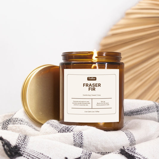 Fraser Fir Candle Amber Jar 9oz