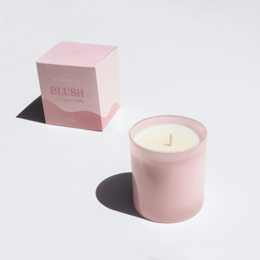 Blush 9 oz. Hue Candle (Campari Chiffon)
