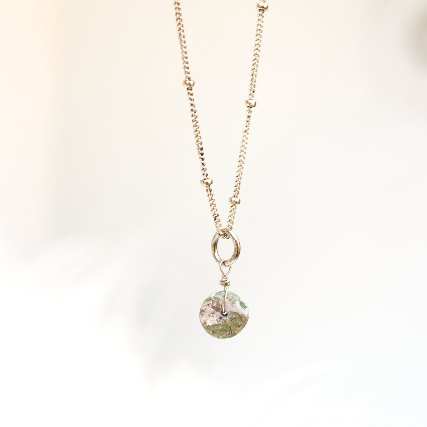 Boulder Opal Tiny Charm Necklace