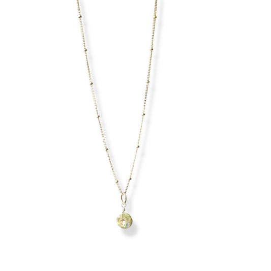 Boulder Opal Tiny Charm Necklace