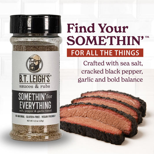Somethin' For Everything - Salt, Pepper, & Garlic Blend - 4.2 oz Bottle