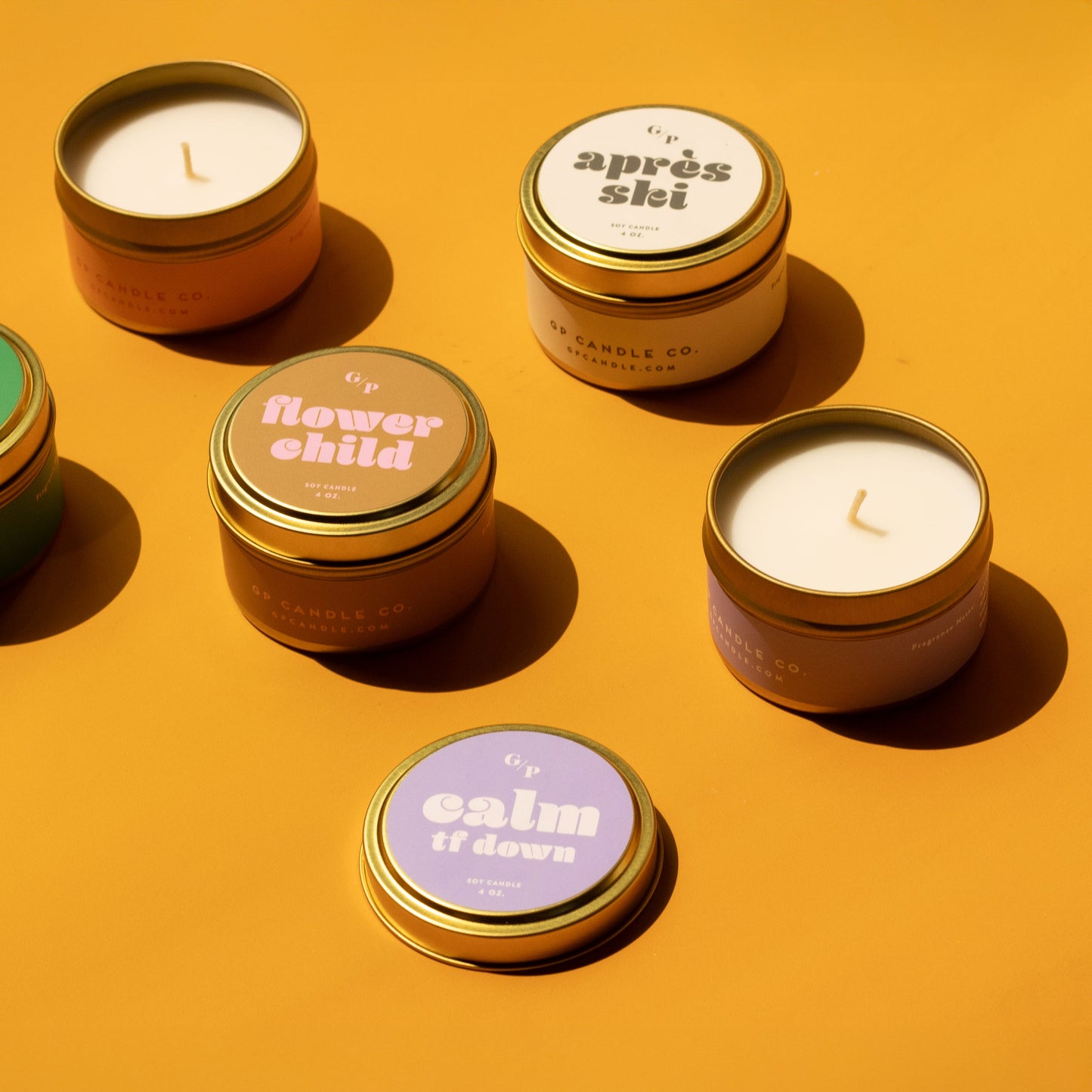 Calm TF Down 4 oz. Just Because Candle Tin
