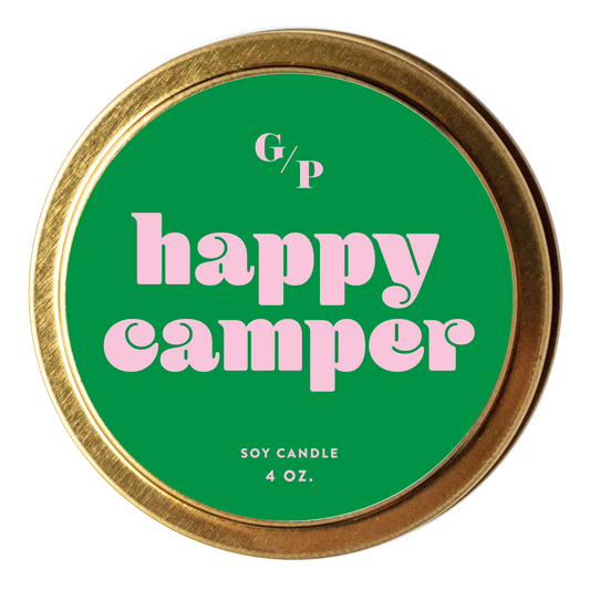 Happy Camper 4 oz. Just Because Candle Tin