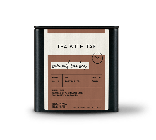 Caramel Rooibos Tea Tin Gift (20 tea sachets)