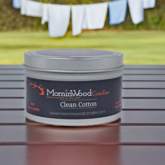 Clean Cotton - 8 oz. Tin (new scent)