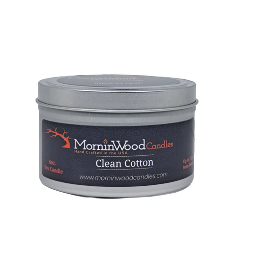 Clean Cotton - 8 oz. Tin (new scent)