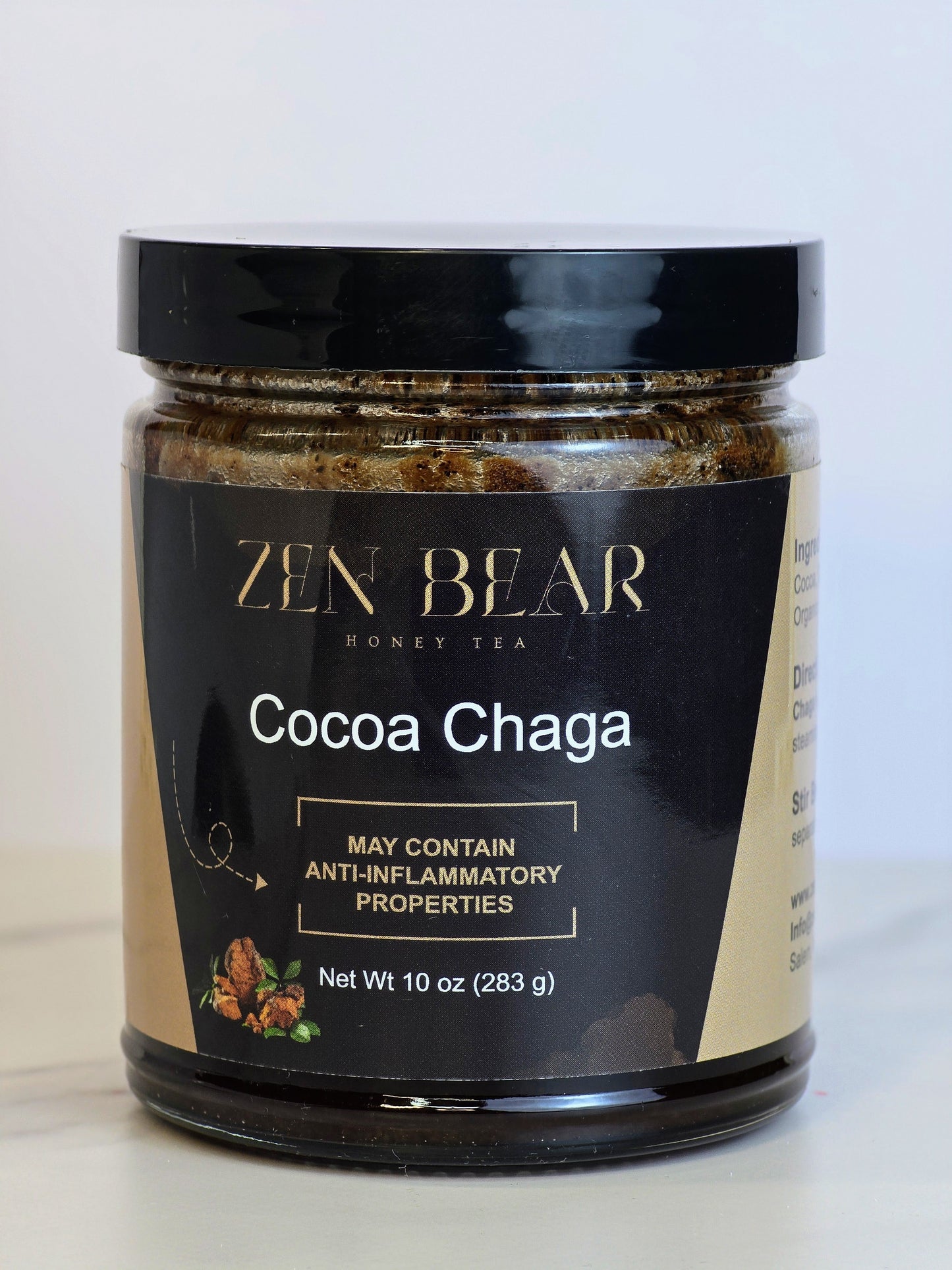 Cocoa Chaga – Honey Cocoa with Chaga Mushroom for Immune & Energy Support (10 oz)