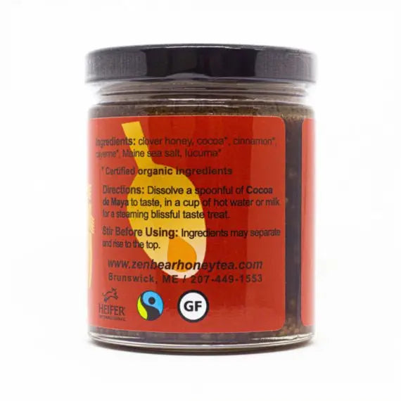 Cocoa de Maya – Spiced Honey Cocoa with Cinnamon, Cayenne & Sea Salt (10 oz)