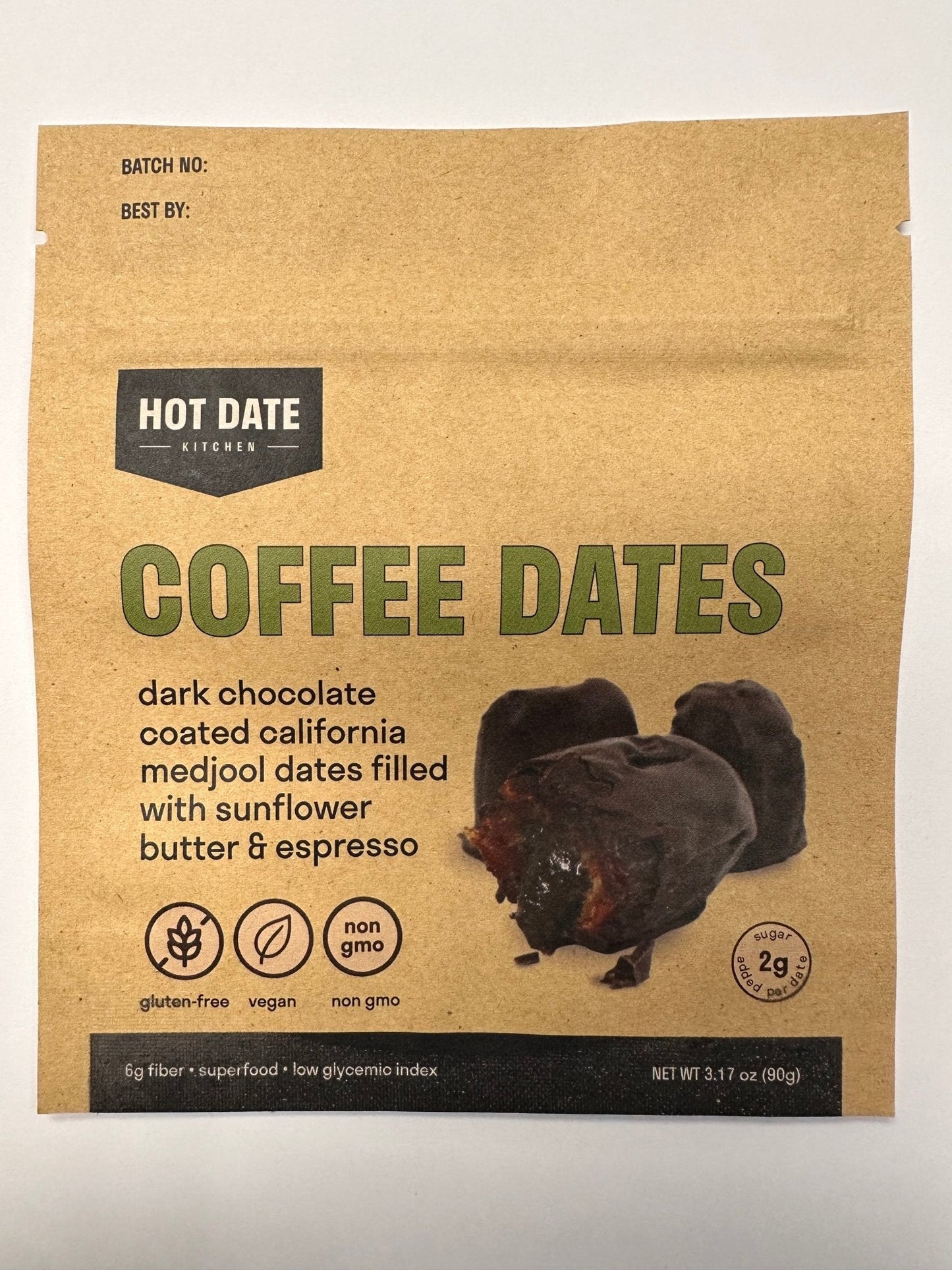 Coffee Dates - Four Pack (3 dates per pouch)