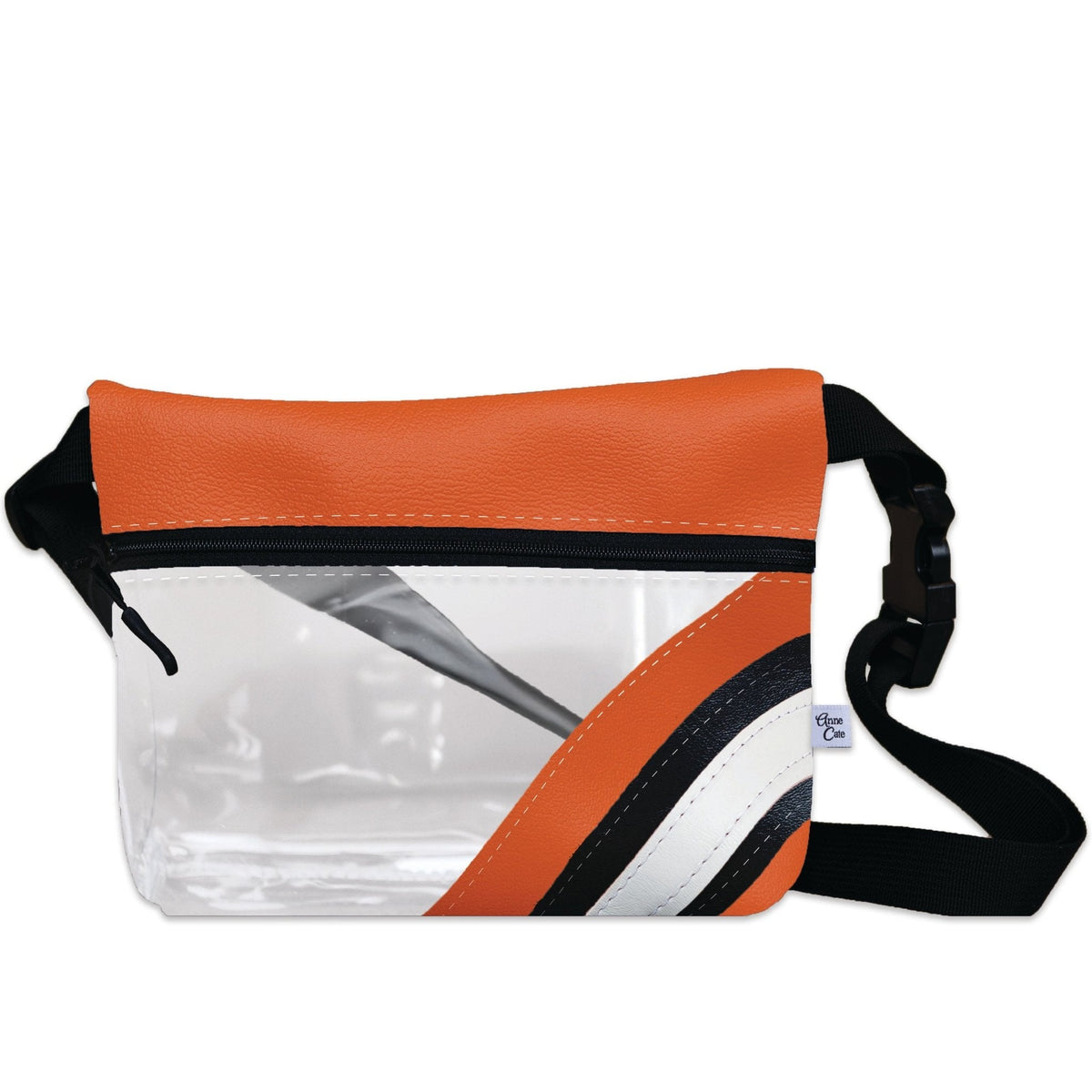 Collegiate Football Stadium Clear Stripe Game Day Fanny Pack