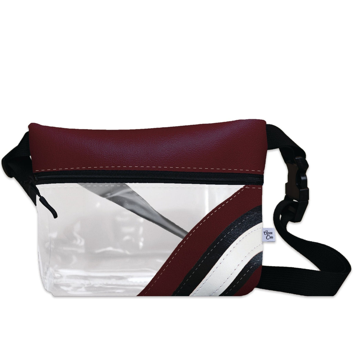 Collegiate Football Stadium Clear Stripe Game Day Fanny Pack