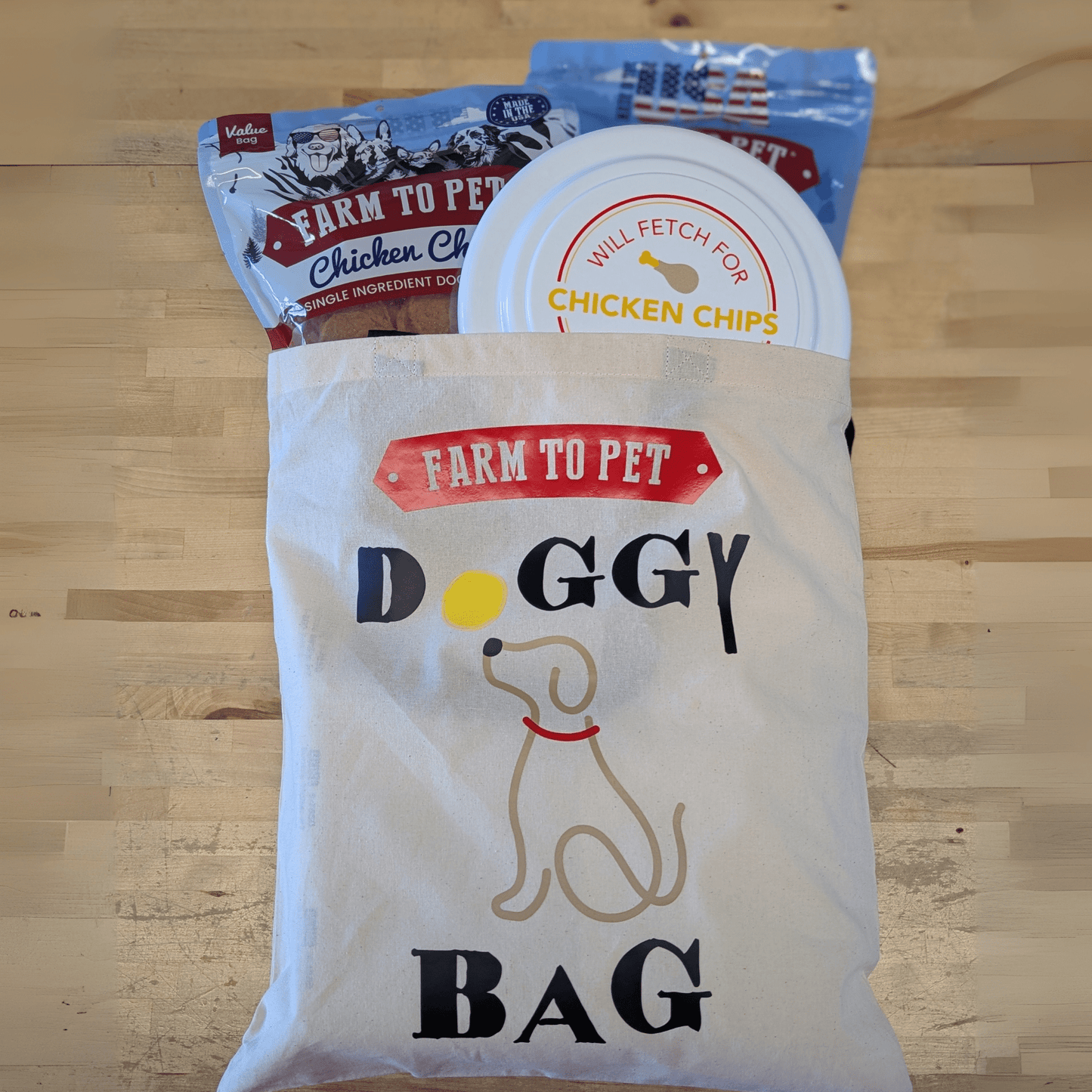 Americana Chicken Chips for Dogs | Celebrate with USA-made Dog Treats