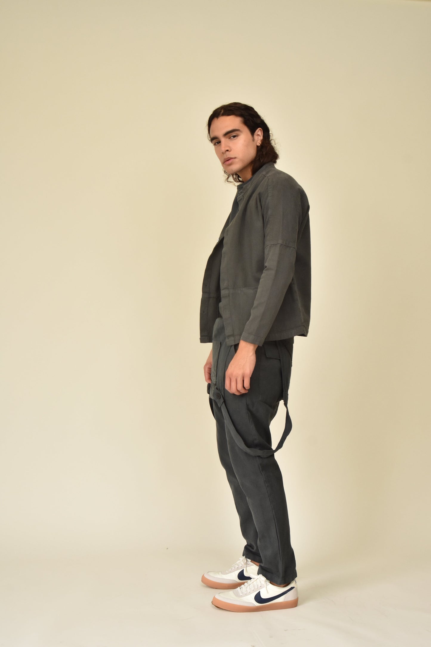 Raj Corduroy Coat in Tie Dye