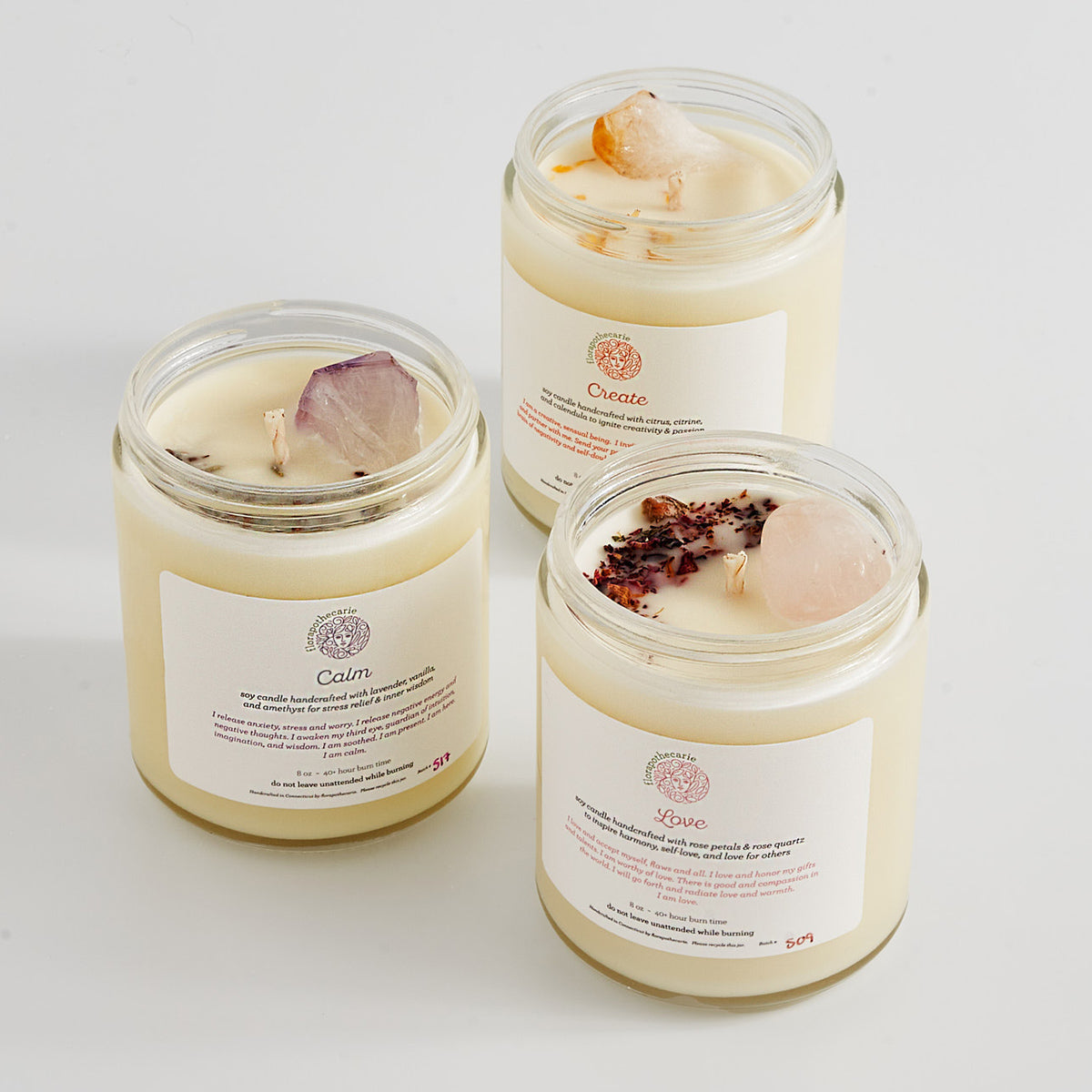 Love Crystal Candle