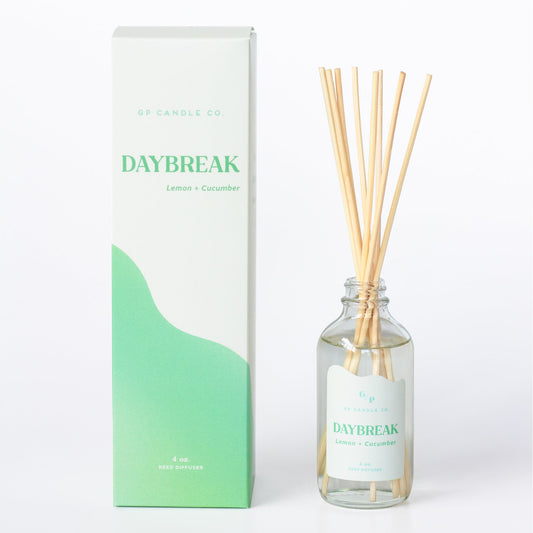 Daybreak 4 oz. Hue Reed Diffuser (Lemon + Cucumber)