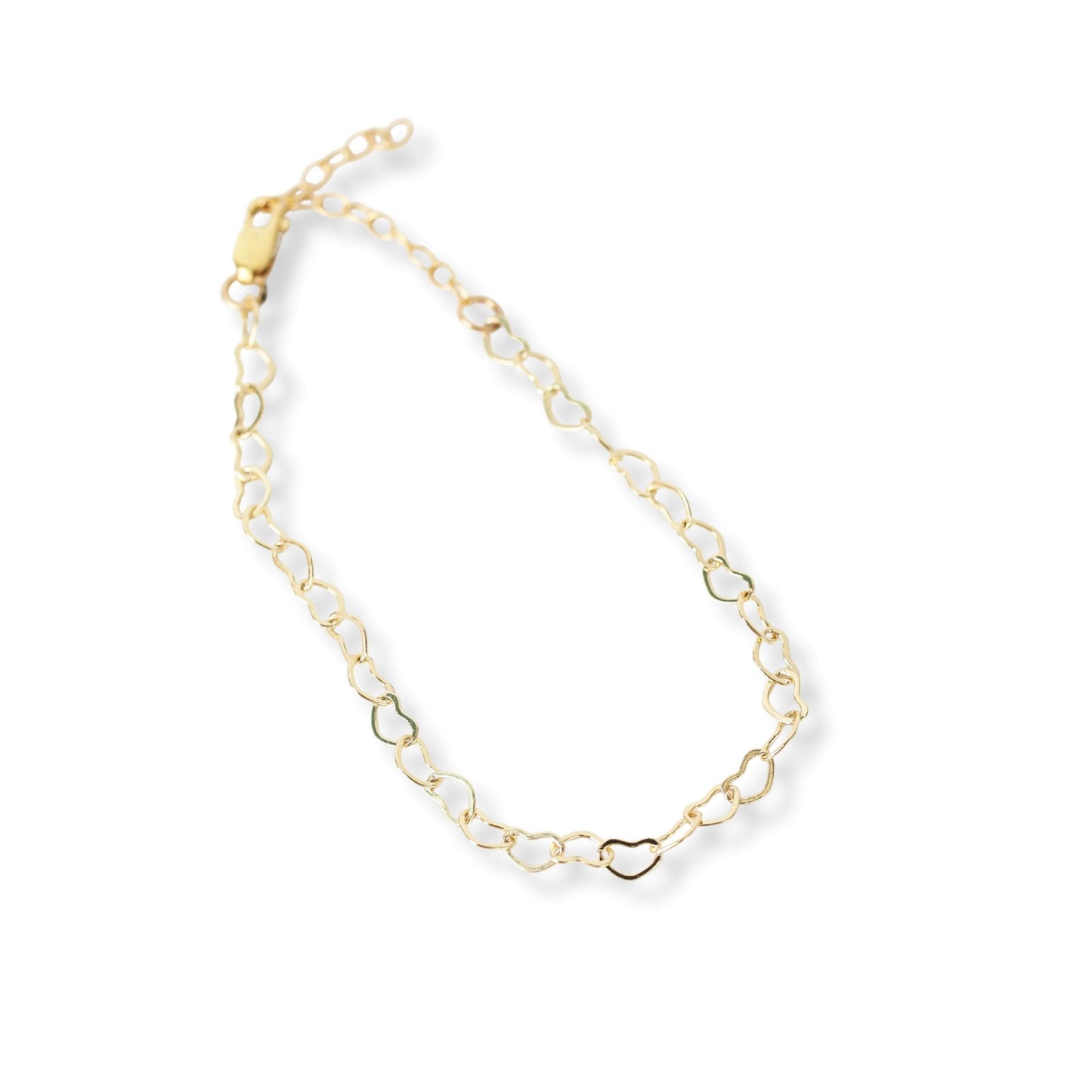 Delicate Heart Chain Bracelet