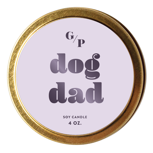 Dog Dad 4 oz. Candle Tin