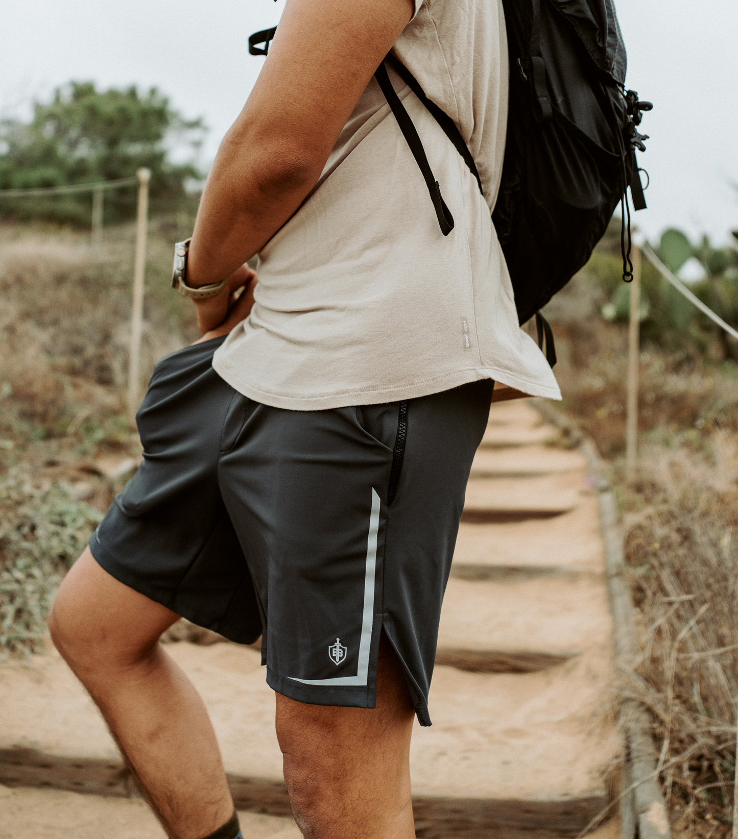Dominate Training Shorts - Stone