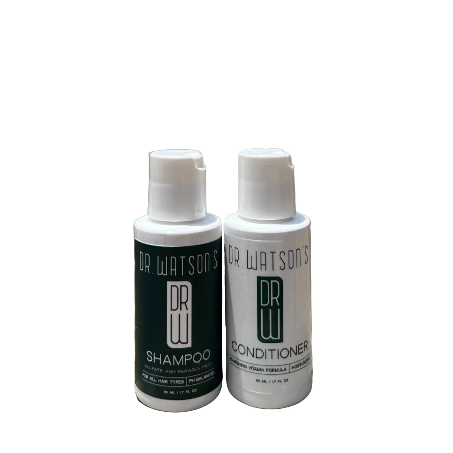 Dr. Watson's Hair Care | Shampoo & Conditioner Sample Pack | The Original | 2 Oz Each