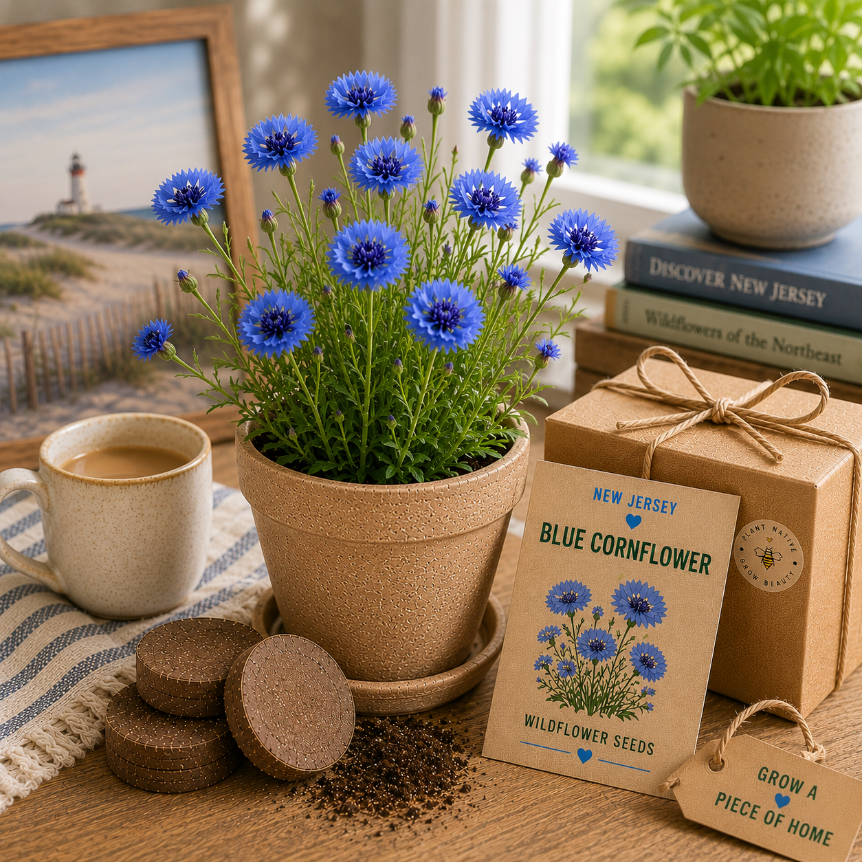 New Jersey Blue Cornflower Wildflower Grow Kit