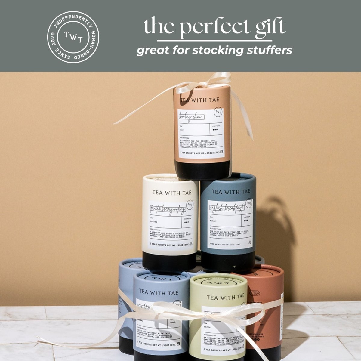 English Breakfast Mini Tea Tube (5 tea bags)