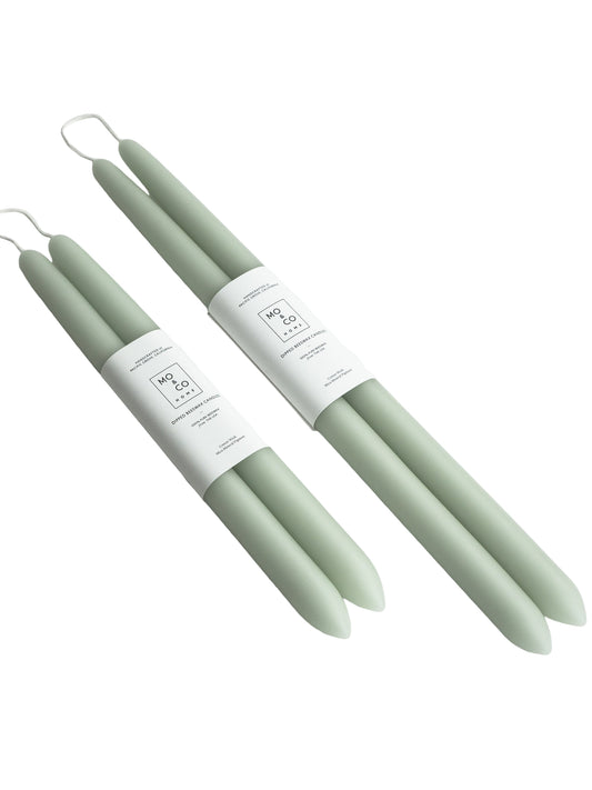 Eucalyptus | Dipped Beeswax Taper Candles