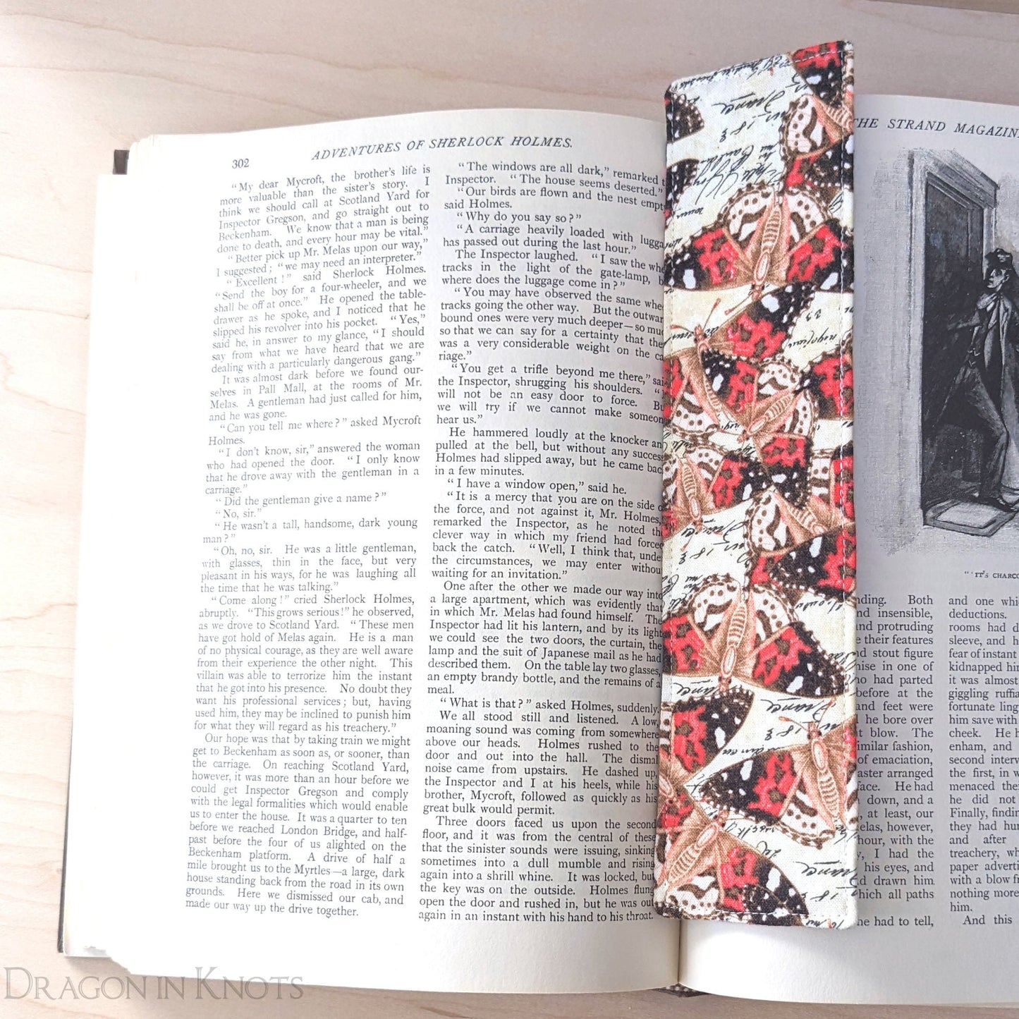 Moth Bookmark