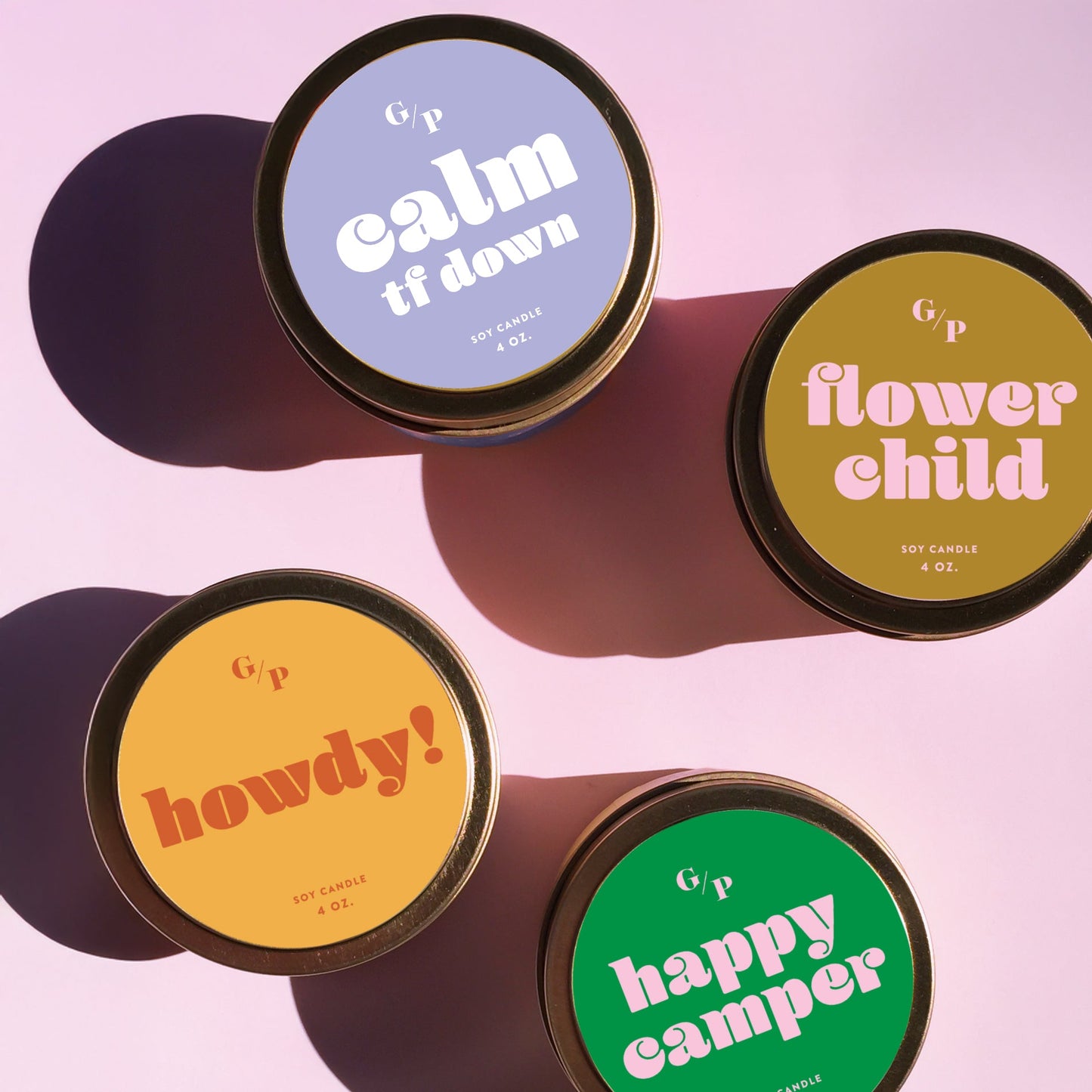 Happy Camper 4 oz. Just Because Candle Tin