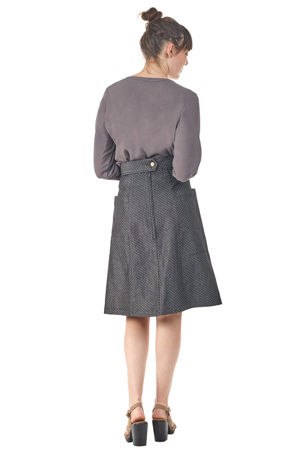 Atheno Skirt in Smoky Dot