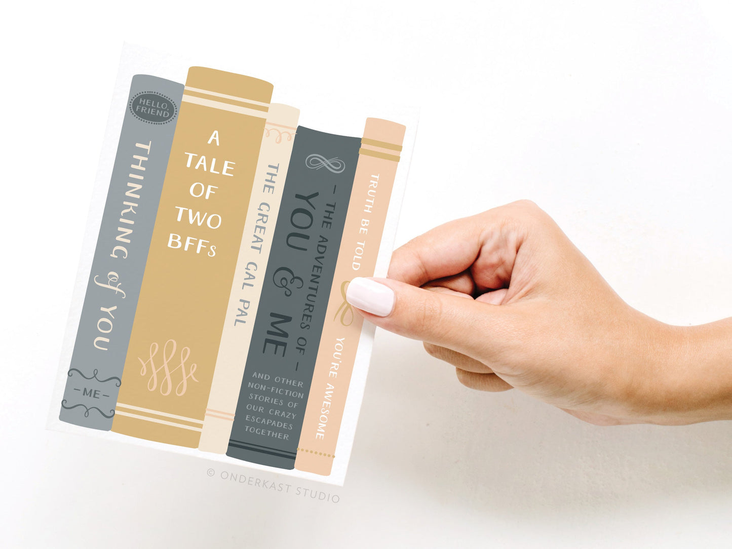 A Tale of Two BFFs Greeting Card *