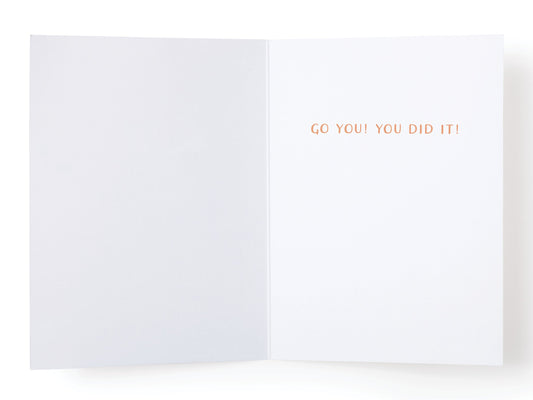 Congrats! Colorblocks Greeting Card