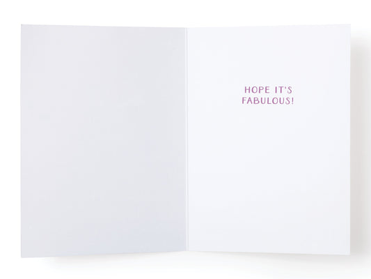 Happy Birthday Rainbow Cake Greeting Card *