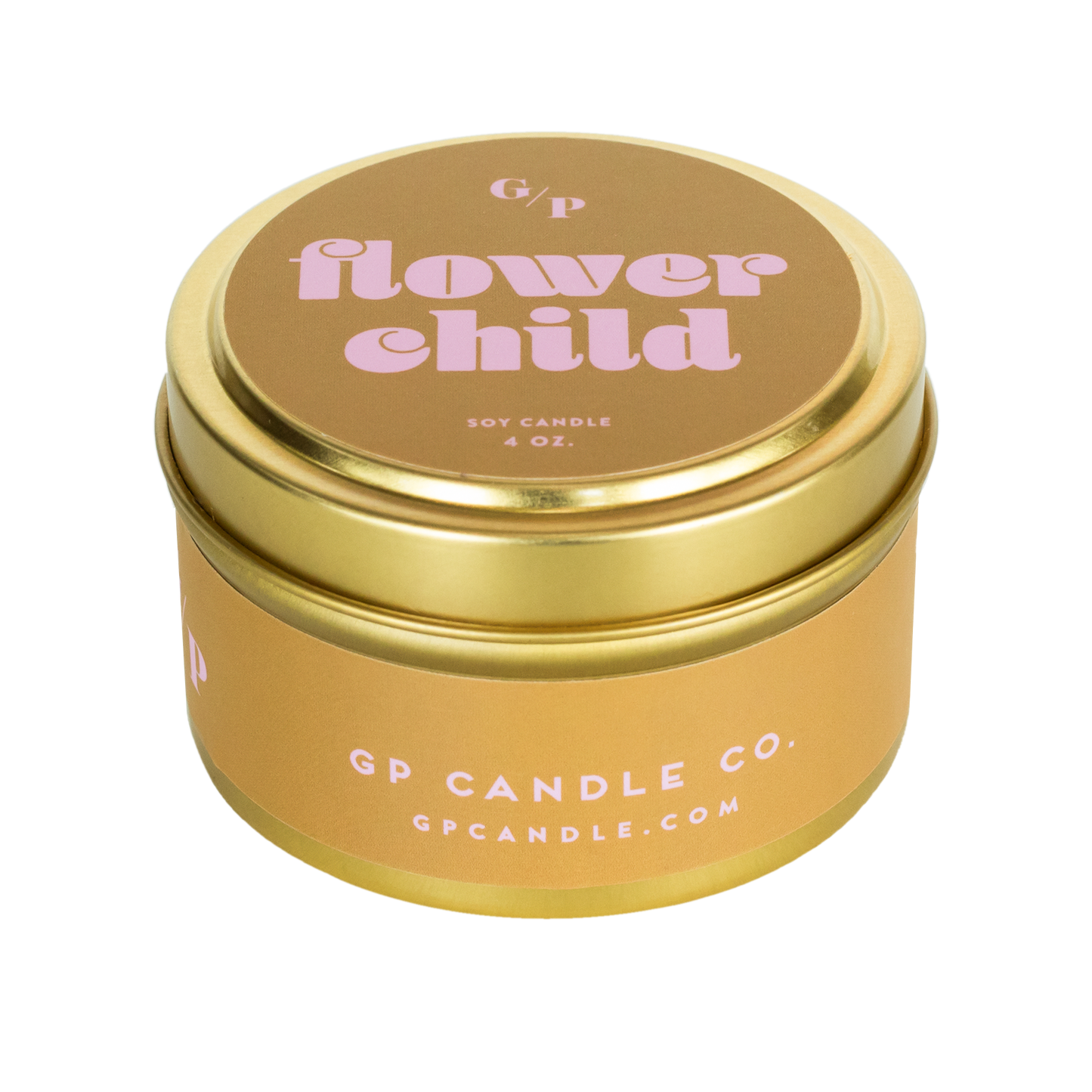 Flower Child 4 oz. Just Because Candle Tin