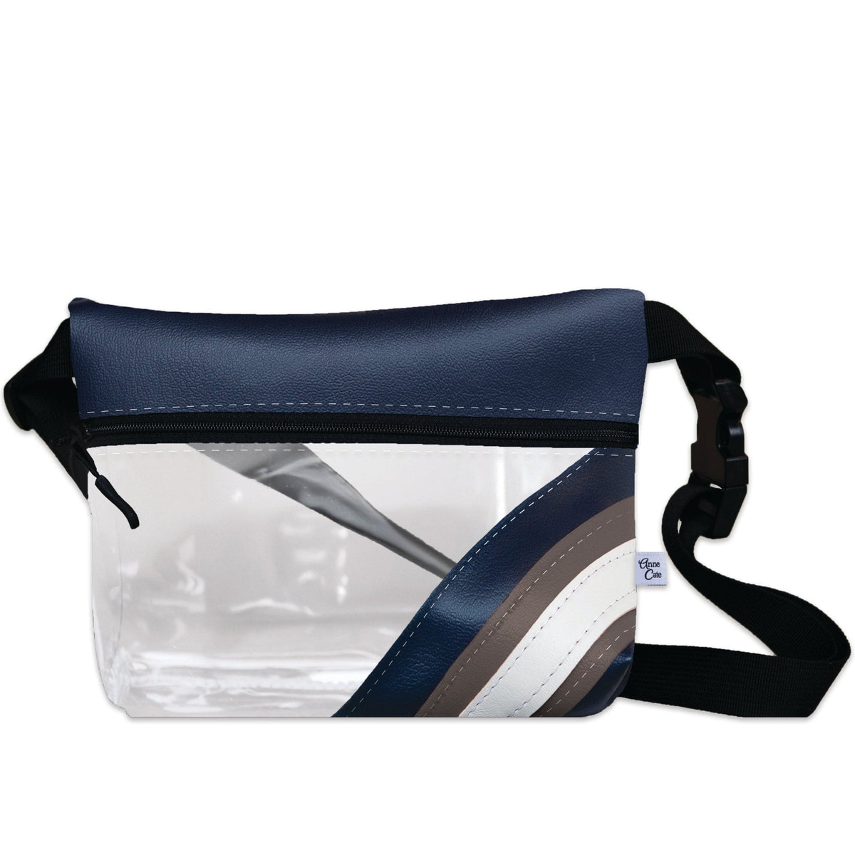 Football Stadium Clear Stripe Game Day Fanny Pack