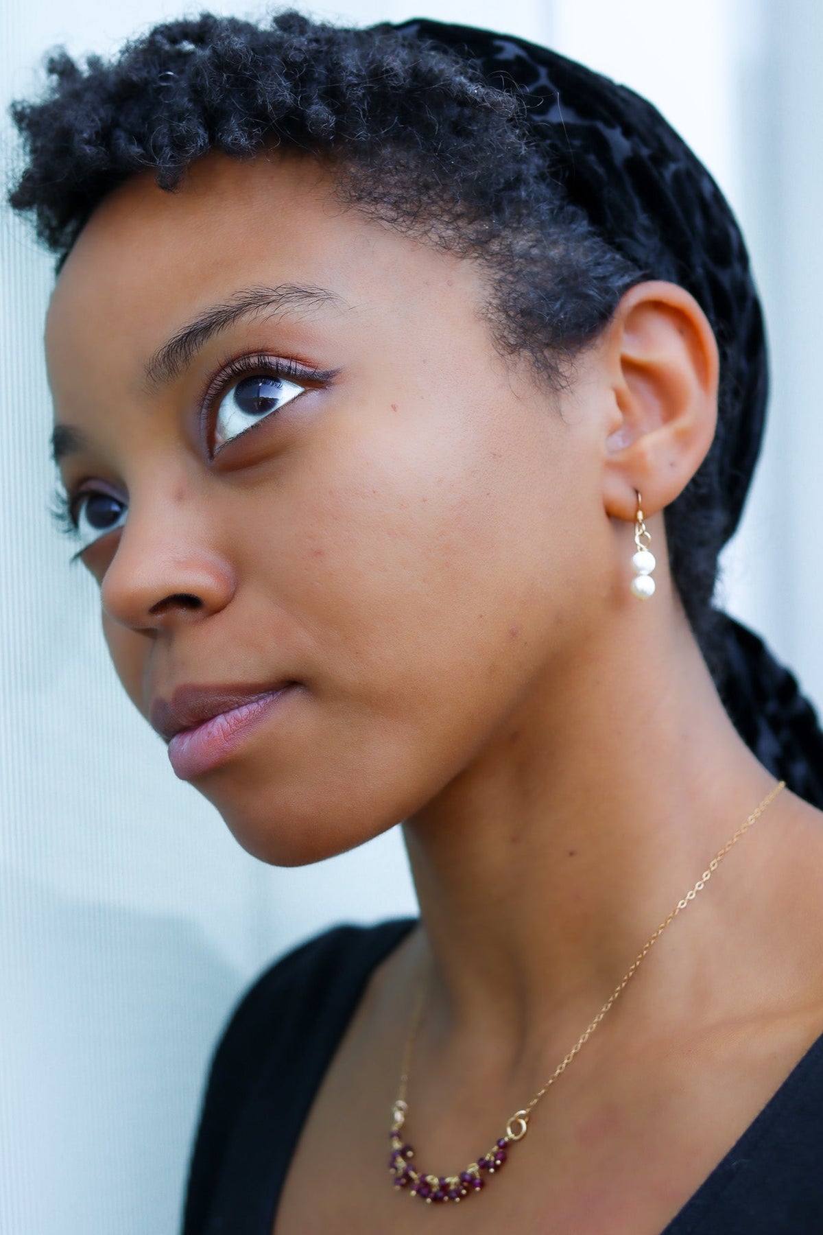 Double Freshwater Pearl Drop Earrings – Sterling Silver or 14K Gold Filled