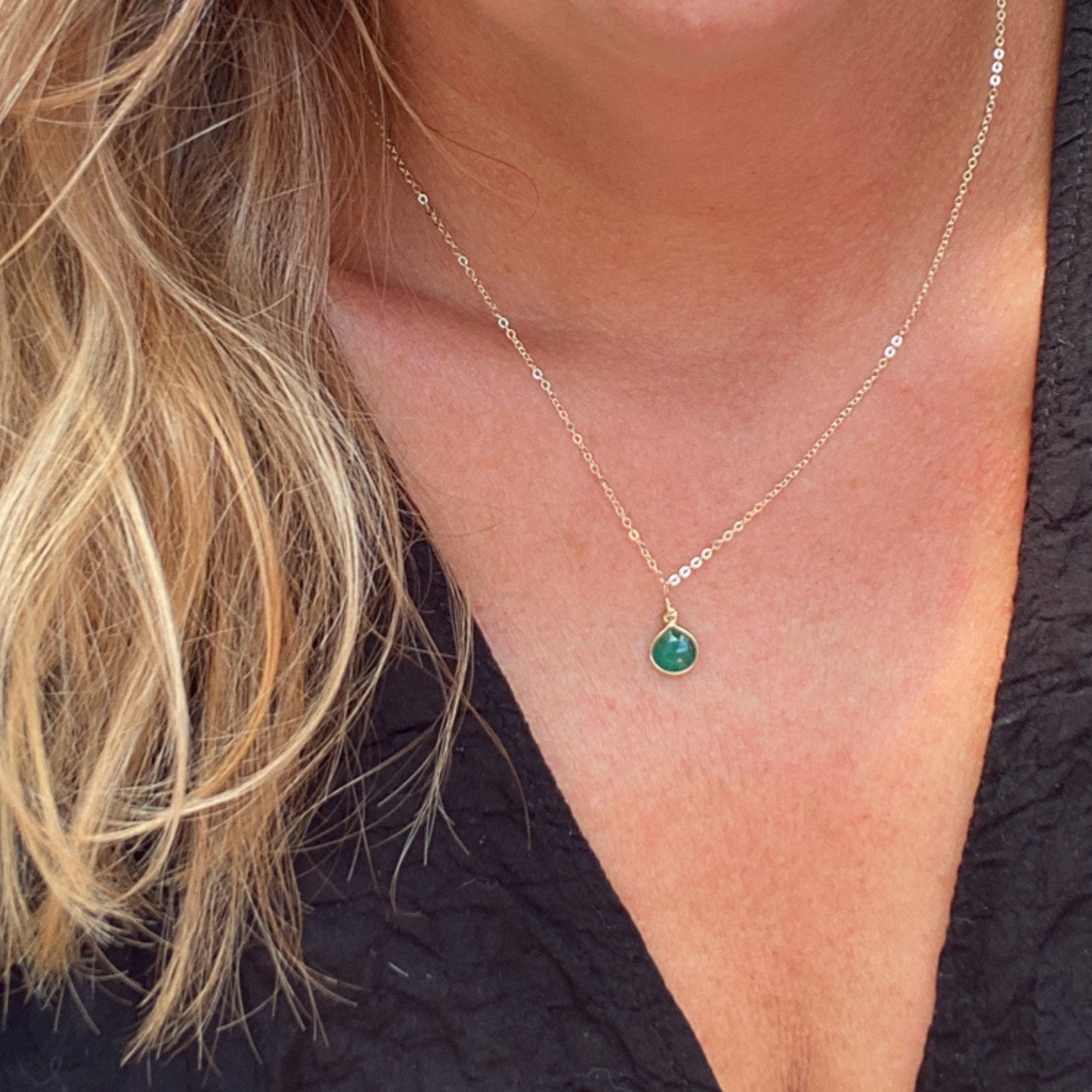 Gemstone Drop Necklaces