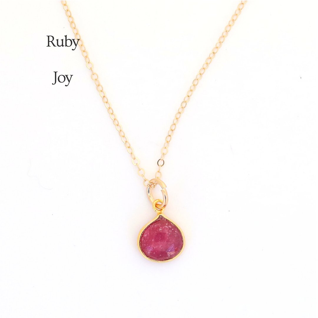 Gemstone Drop Necklaces