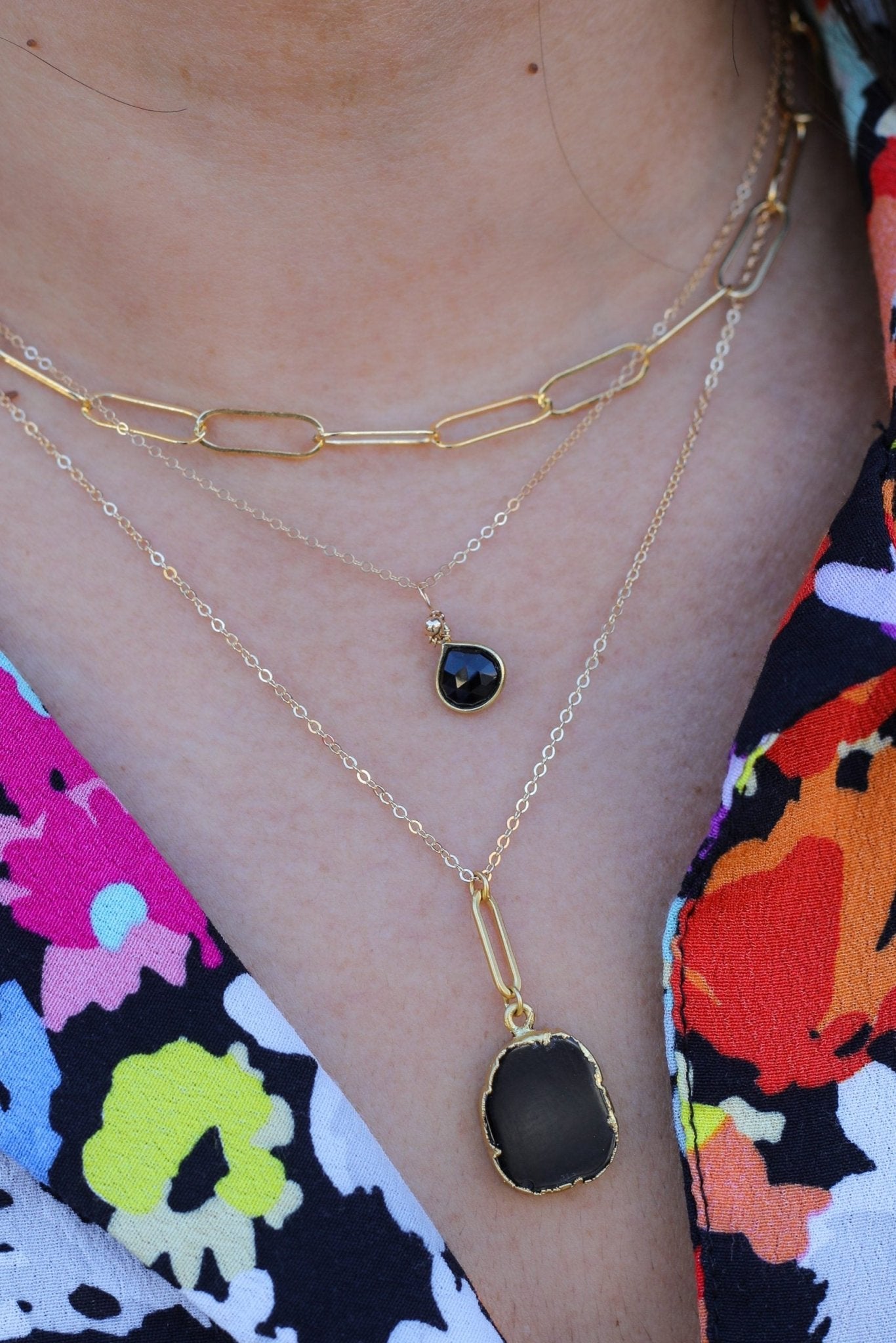 Gemstone Drop Necklaces