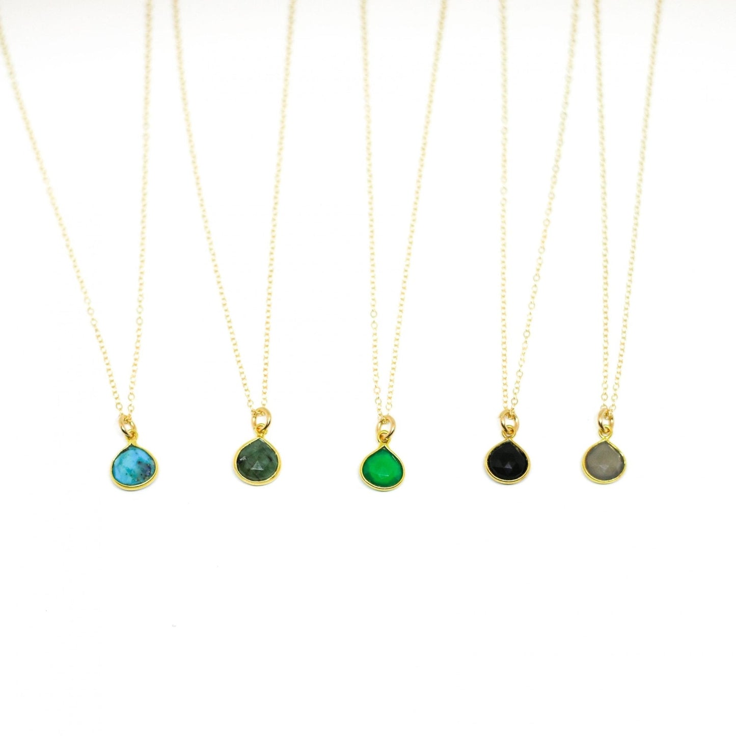 Gemstone Drop Necklaces