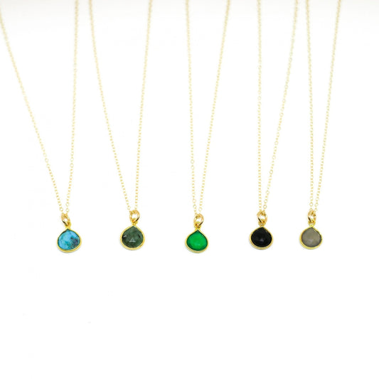 Gemstone Drop Necklaces
