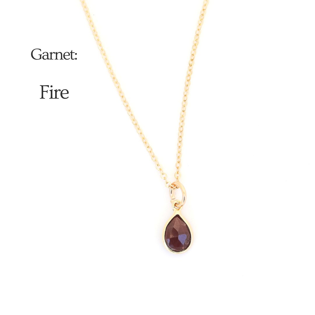 Gemstone Drop Necklaces