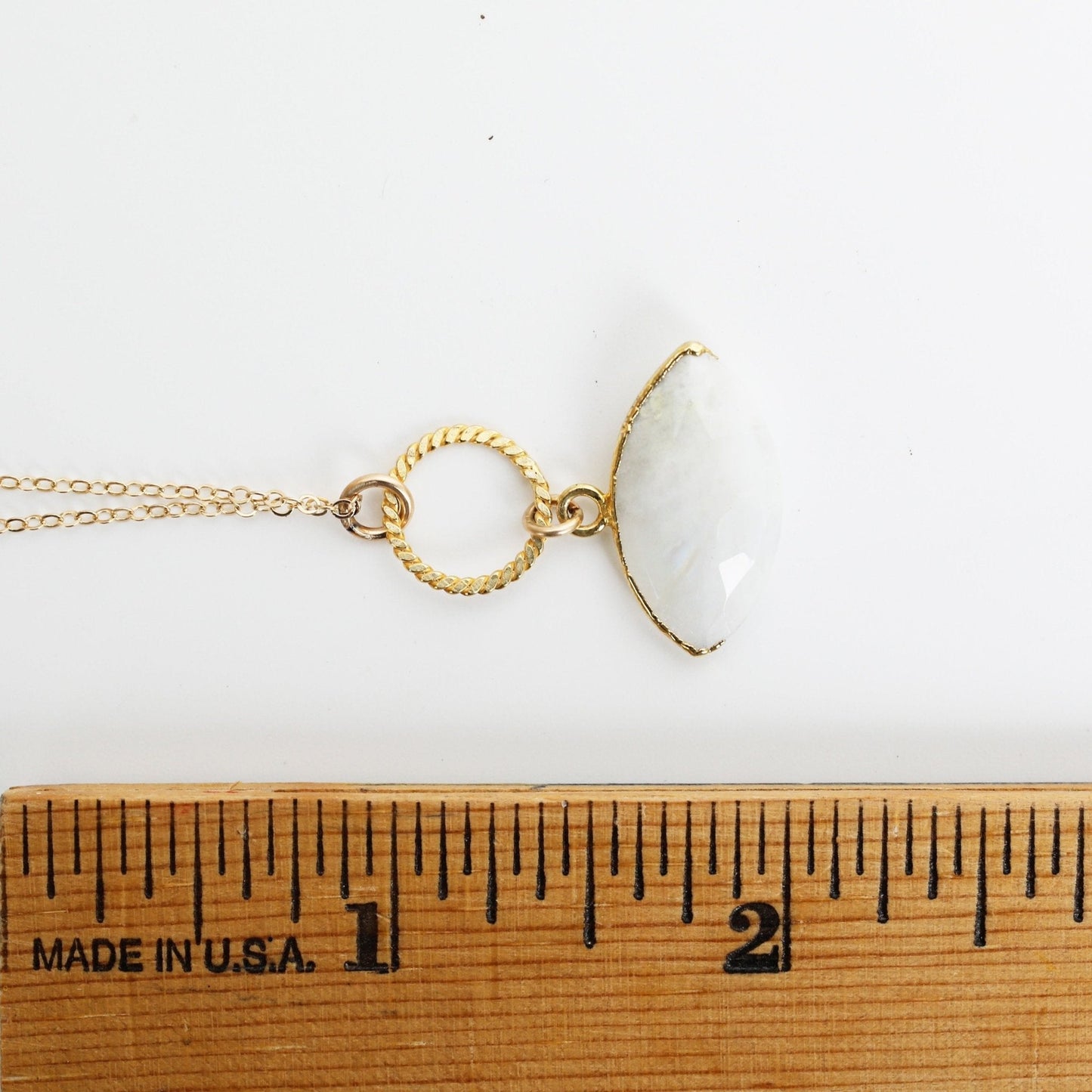 Gemstone Evil Eye Necklace