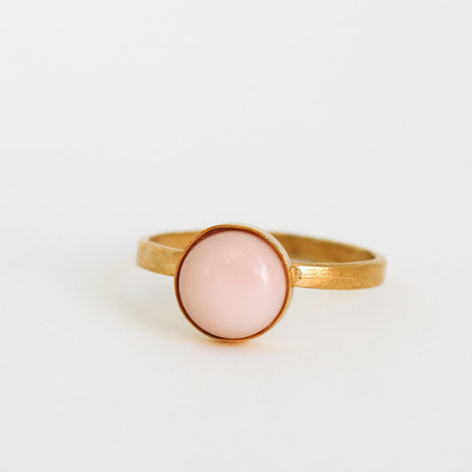 Gemstone Stacking Rings - Opal, Chrysoprase, Lapis, Malachite or Moonstone