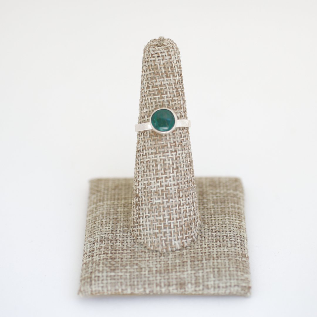 Gemstone Stacking Rings - Opal, Chrysoprase, Lapis, Malachite or Moonstone